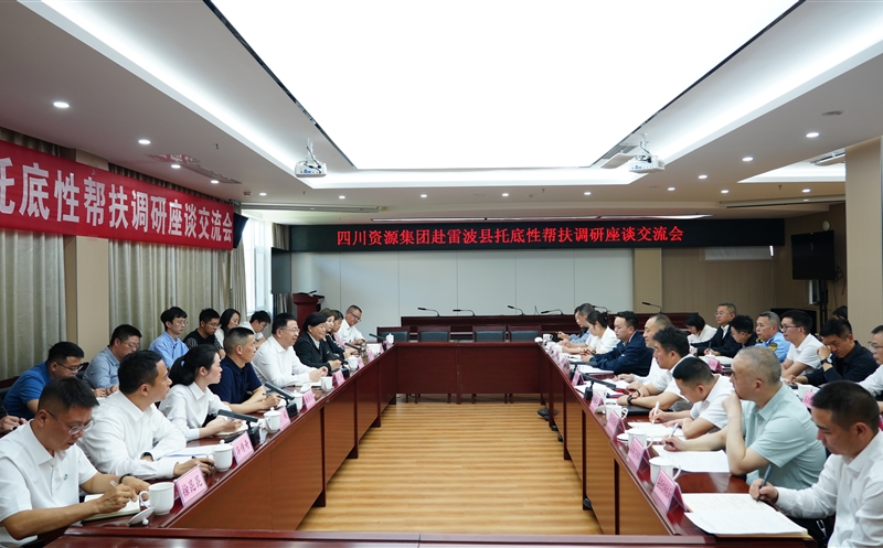 集团领导赴雷波县调研托底性帮扶工作